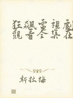 狂飙电视剧免费观看全集在线播放