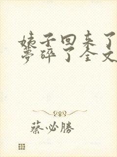 姨子回来了新婚梦碎了全文免费阅读
