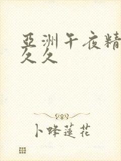 亚洲午夜精品久久久