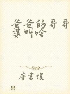 爸爸的哥哥的老婆叫啥