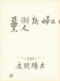 亚洲熟妇a v黑人