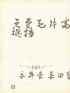 免费毛片高清无遮挡