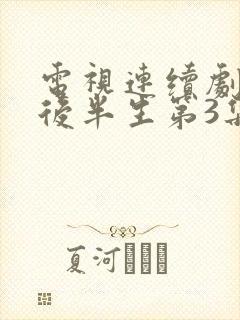 电视连续剧我的后半生第3集