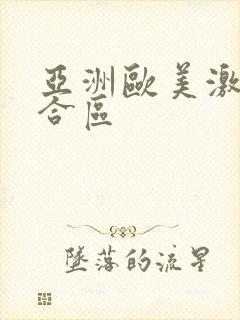 亚洲欧美激情综合区