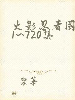火影忍者国语版1~720集