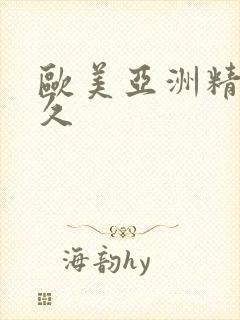 欧美亚洲精品久久