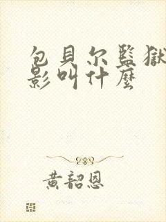 包贝尔监狱的电影叫什么