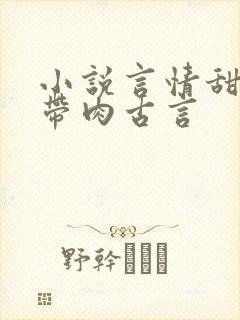 小说言情甜宠文带肉古言