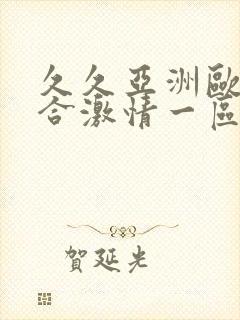 久久亚洲欧美综合激情一区