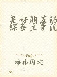 是好朋友的周末综艺免费观看