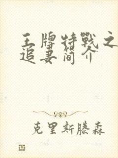 王牌特战之权少追妻简介