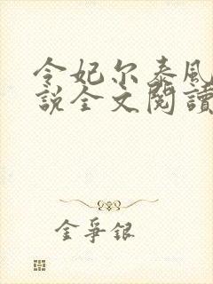 令妃尔泰风流小说全文阅读封面