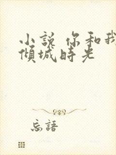 小说 你和我的倾城时光