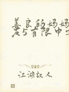 善良的妈妈的朋友5有限中字封面