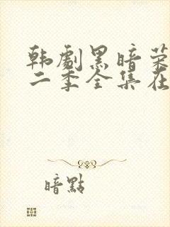韩剧黑暗荣耀第二季全集在线观看中字