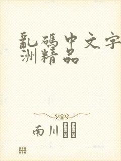 乱码中文字幕亚洲精品