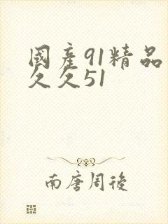 国产91精品久久久51封面