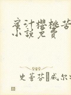 蜜汁樱桃苦咖啡小说免费封面