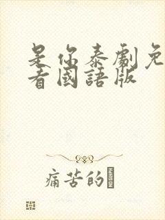 是你泰剧免费观看国语版