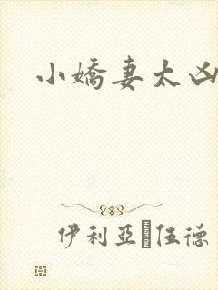 小娇妻太凶陆爷