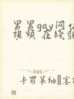 男男gay网站视频 在线观看