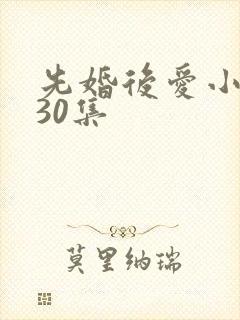 先婚后爱小短剧30集