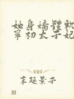 她身娇体软快穿宁初太子妃小说全文