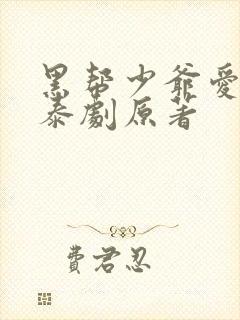 黑帮少爷爱上我泰剧原著封面