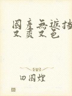 国产无遮挡又黄又爽又色