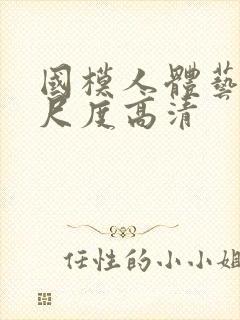 国模人体艺术大尺度高清封面
