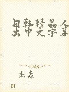 日韩精品人妻中出中文字幕封面