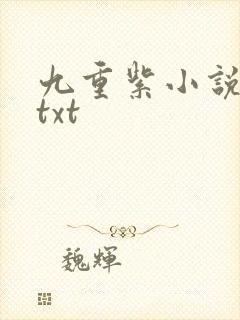 九重紫小说下载txt