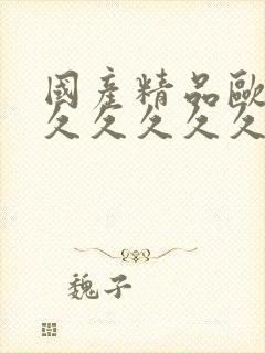 国产精品欧美久久久久久久
