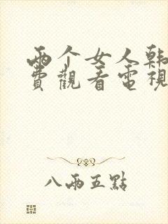 两个女人韩剧免费观看电视剧剧情封面