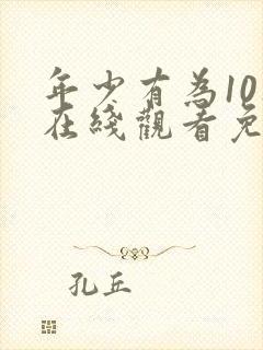 年少有为10集在线观看免费封面