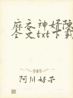 麻衣神婿陈黄皮全文txt下载