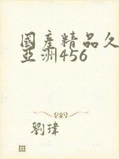 国产精品久久久亚洲456封面