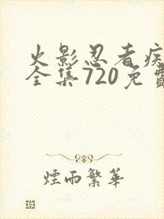 火影忍者疾风传全集720免费观看