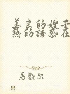 善良的嫂子:火热的诱惑在线观看封面