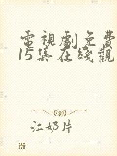 电视剧免费吾岸15集在线观看