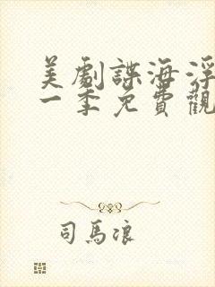 美剧谍海浮沉第一季免费观看