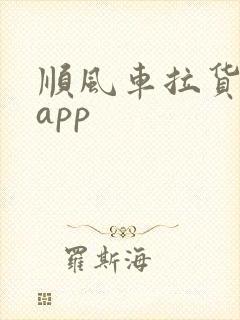 顺风车拉货平台app