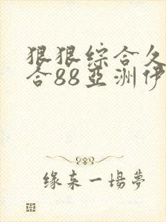狠狠综合久久综合88亚洲伊人