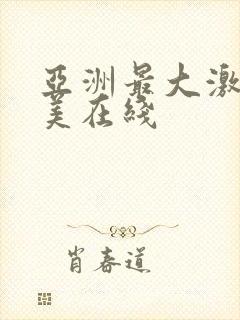 亚洲最大激情欧美在线封面