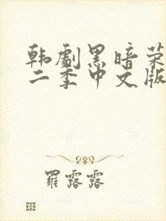 韩剧黑暗荣耀第二季中文版电视剧大全