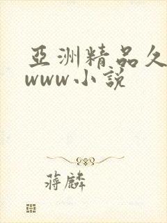 亚洲精品久久久www小说