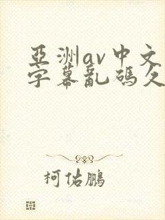 亚洲av中文字字幕乱码久久