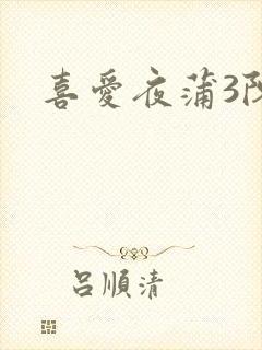 喜爱夜蒲3陈静