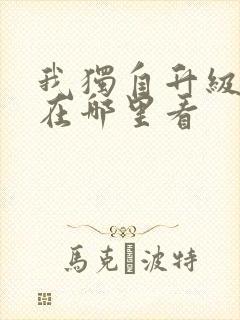 我独自升级漫画在哪里看