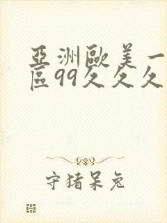 亚洲欧美一区二区99久久久封面